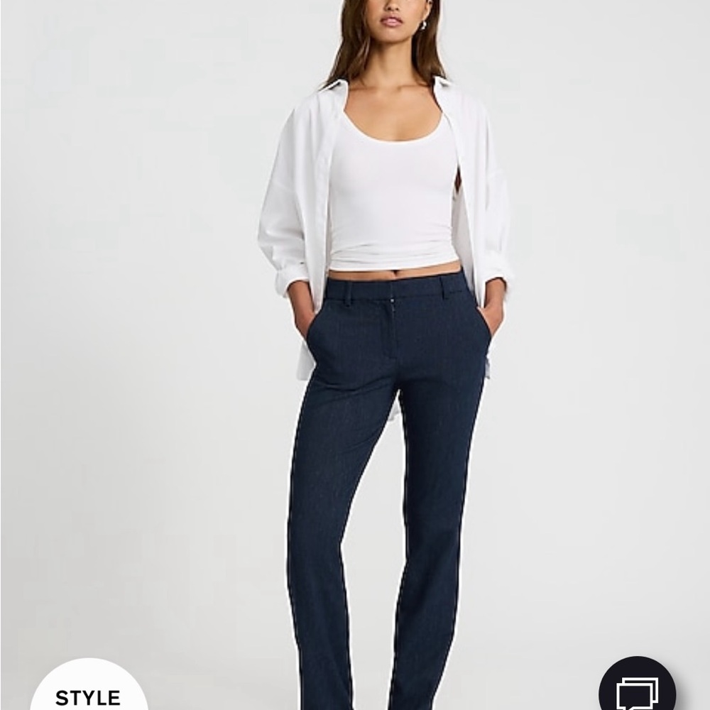 Express Editor Women’s Dark Blue Trousers